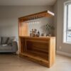Contemporary Outdoor Bar Cabinet For Backyard Garden And Patio