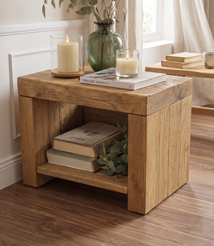 Modern Minimalist Wooden Nightstand For Elegant Bedrooms