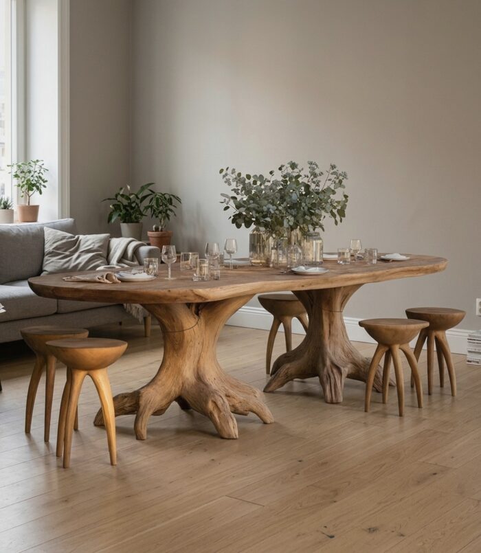 Farmhouse Kitchen Table For Cozy Family Dining
