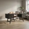 Mid Century Executive Desk Modern Workspace