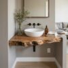 Handcrafted Wooden Vanity Bathroom Renovation