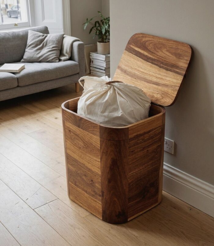 Farmhouse Solid Wood Box For Entryway And Home Decor
