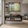 Handcrafted Wooden Vanity For Bathroom Natural Look