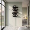 Sculptural Floating Shelf With Organic Wooden Form For Living Room And Kitchen