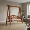 Contemporary Wooden Garden Swing Outdoor Living