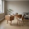 Mid Century Executive Desk Modern Workspace