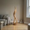 Contemporary Dancing Flame Floor Lamp For Living Room