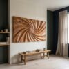Modern Large Wood Wall Art for Living Room