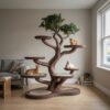 Cat Shelf Wall Natural Living Room Decor room Ideal Pet Gift