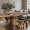 Farmhouse Kitchen Table For Cozy Family Dining