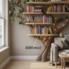 Black Tree Bookshelf Floating Shelf Bookcase