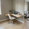 Mid Century Floating Desk Bedroom Study