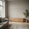 Contemporary Low Wood TV Stand For Media Room