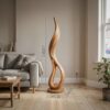 Contemporary Dancing Flame Floor Lamp For Living Room