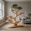 Cat Shelf Wall Natural Living Room Decor room Ideal Pet Gift