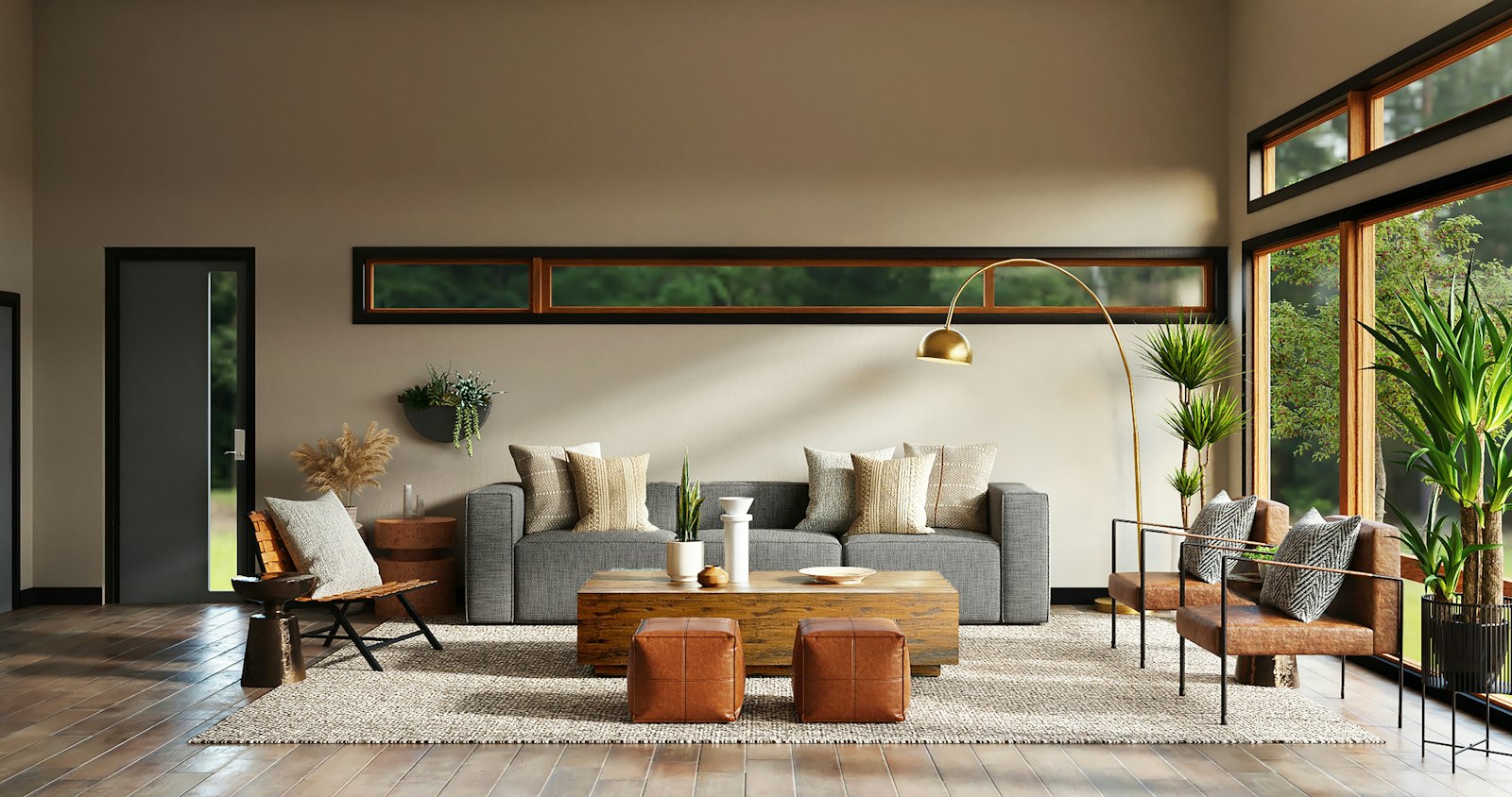 Riverbend Live Edge Coffee Table with Slab Legs